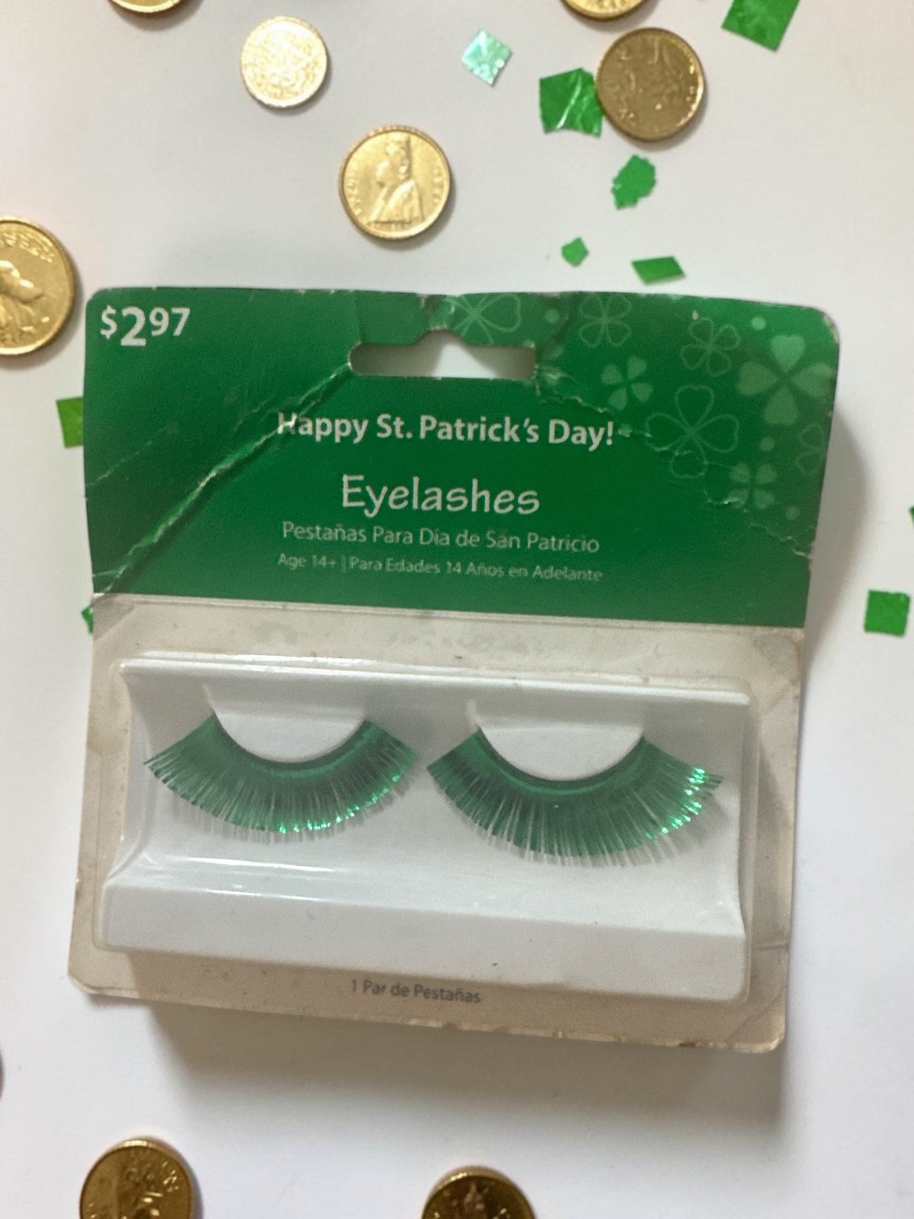 Decorative St. Patrick's Day Themed Eyelashes