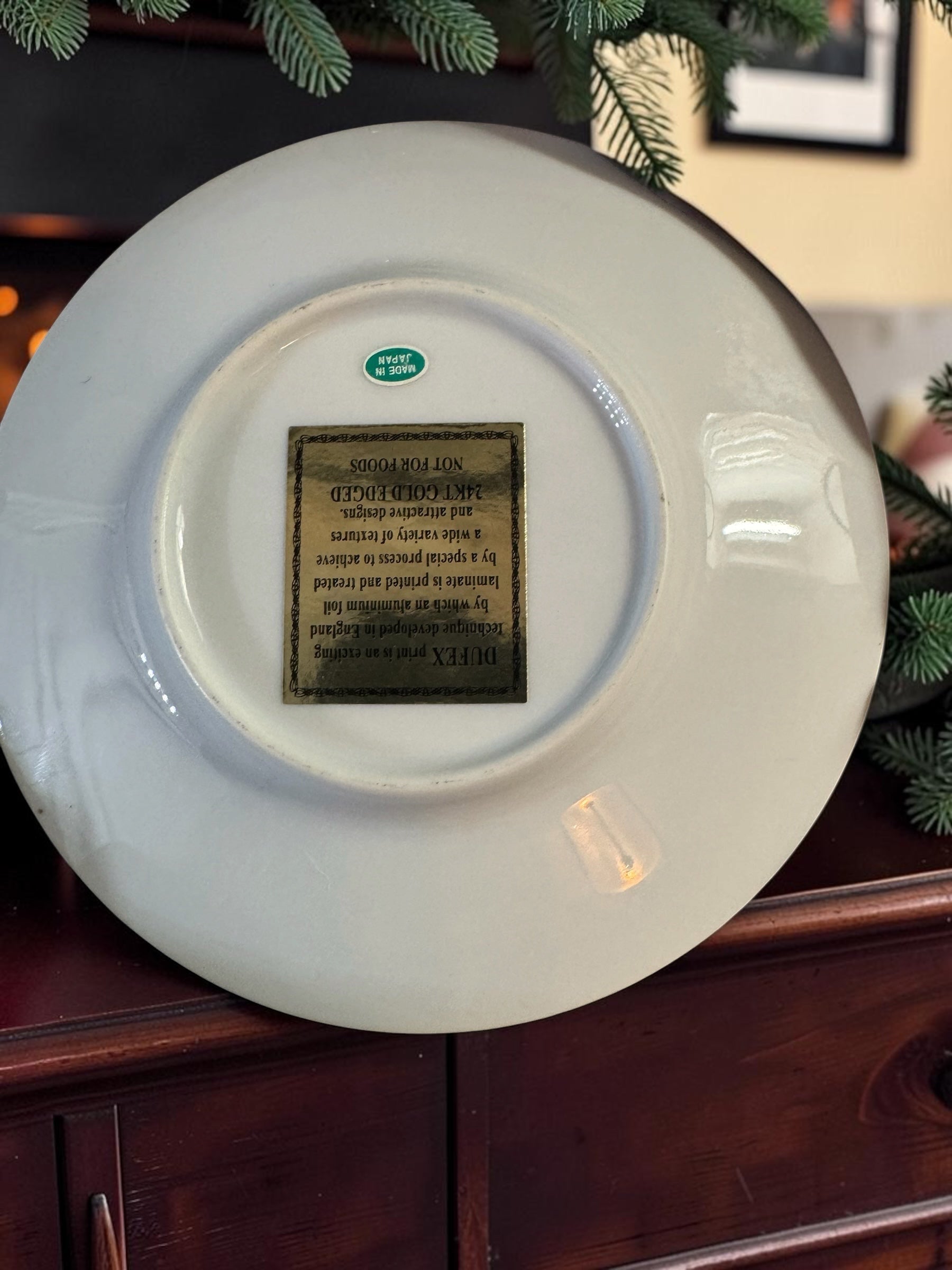 Dufex Decorative Holiday Collector Plates