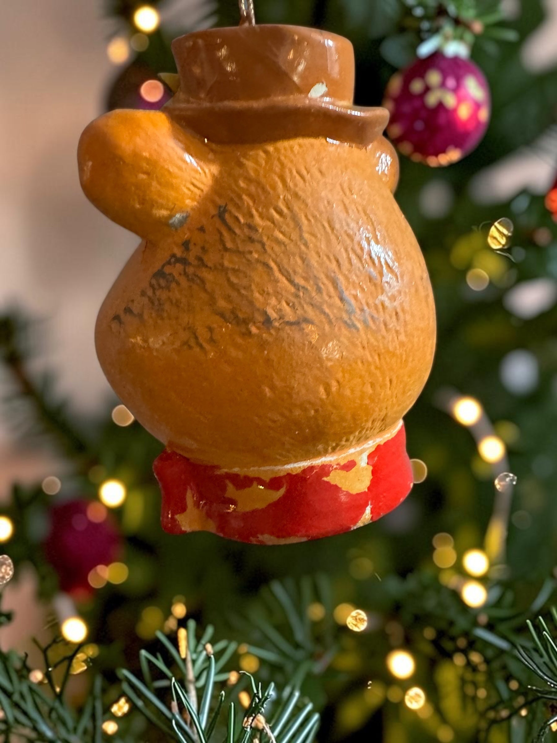 Fozzie Bear Muppet Holiday Ornament Decoration