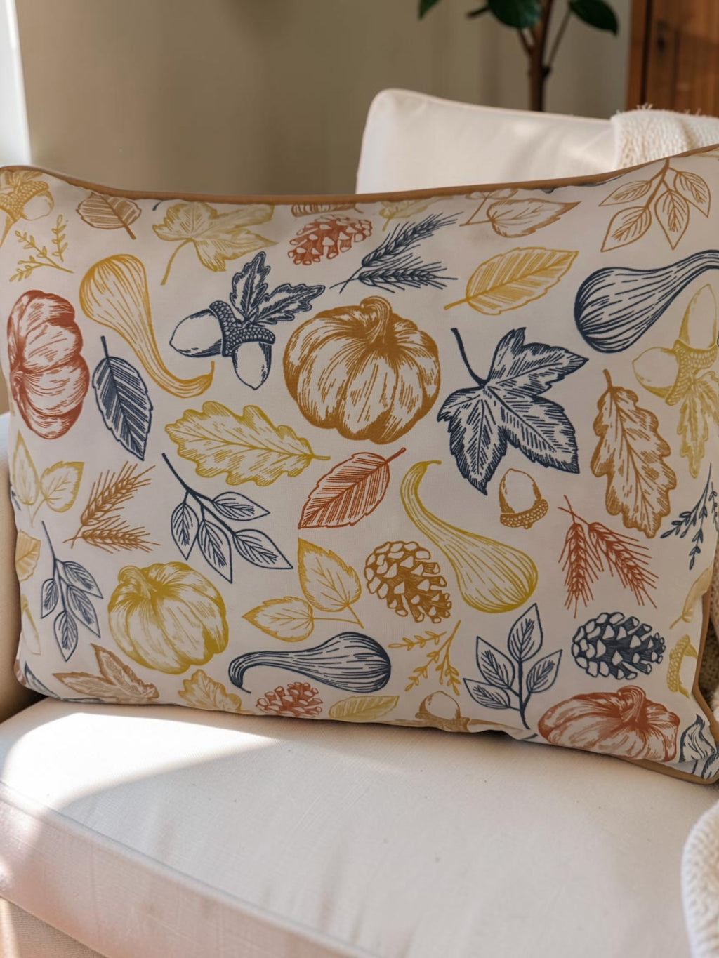 Decorative Blessed Seasonal Throw Pillow