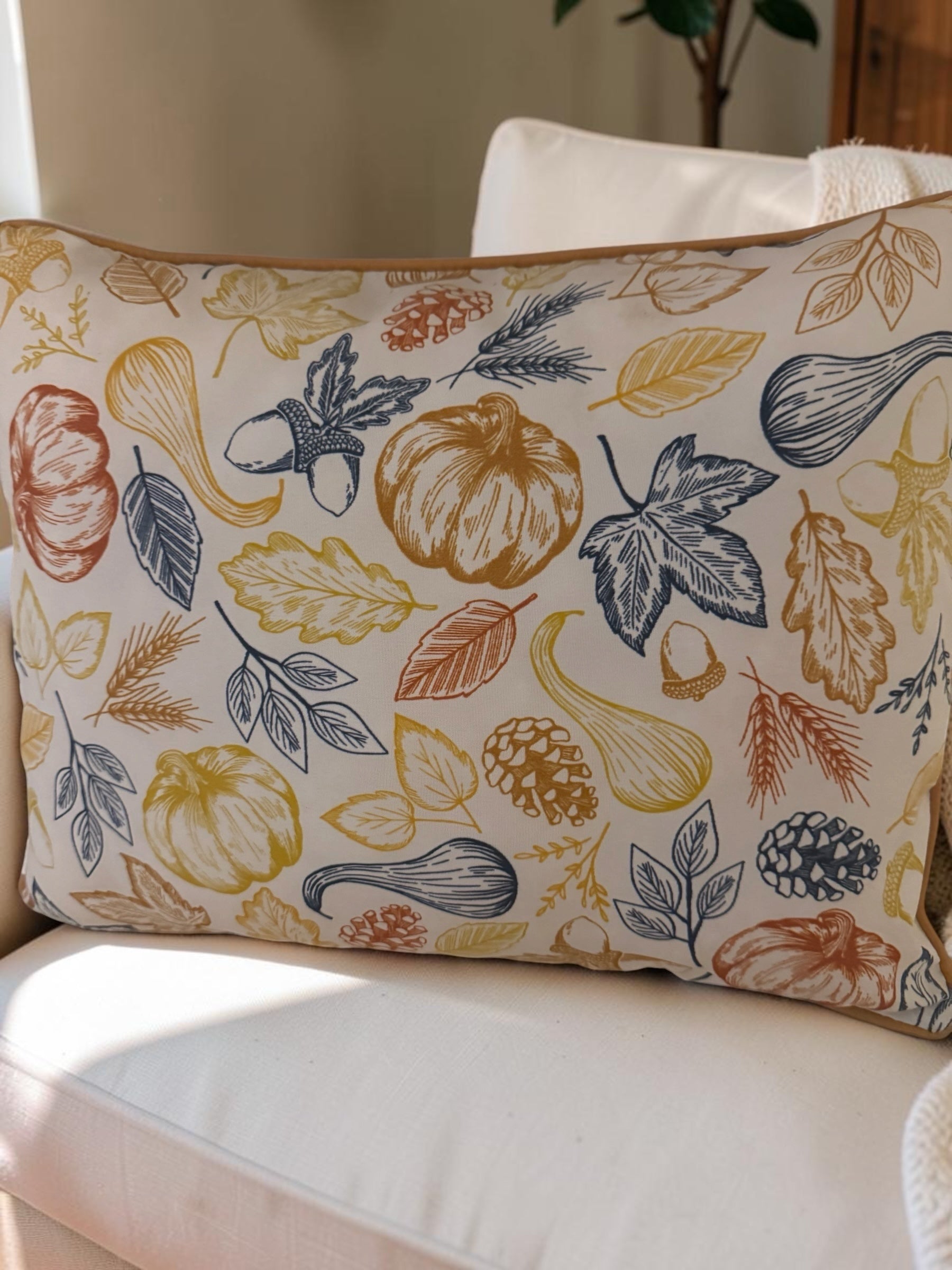 Decorative Blessed Seasonal Throw Pillow