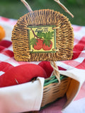 Woven Wicker Decorative Napkin Holder