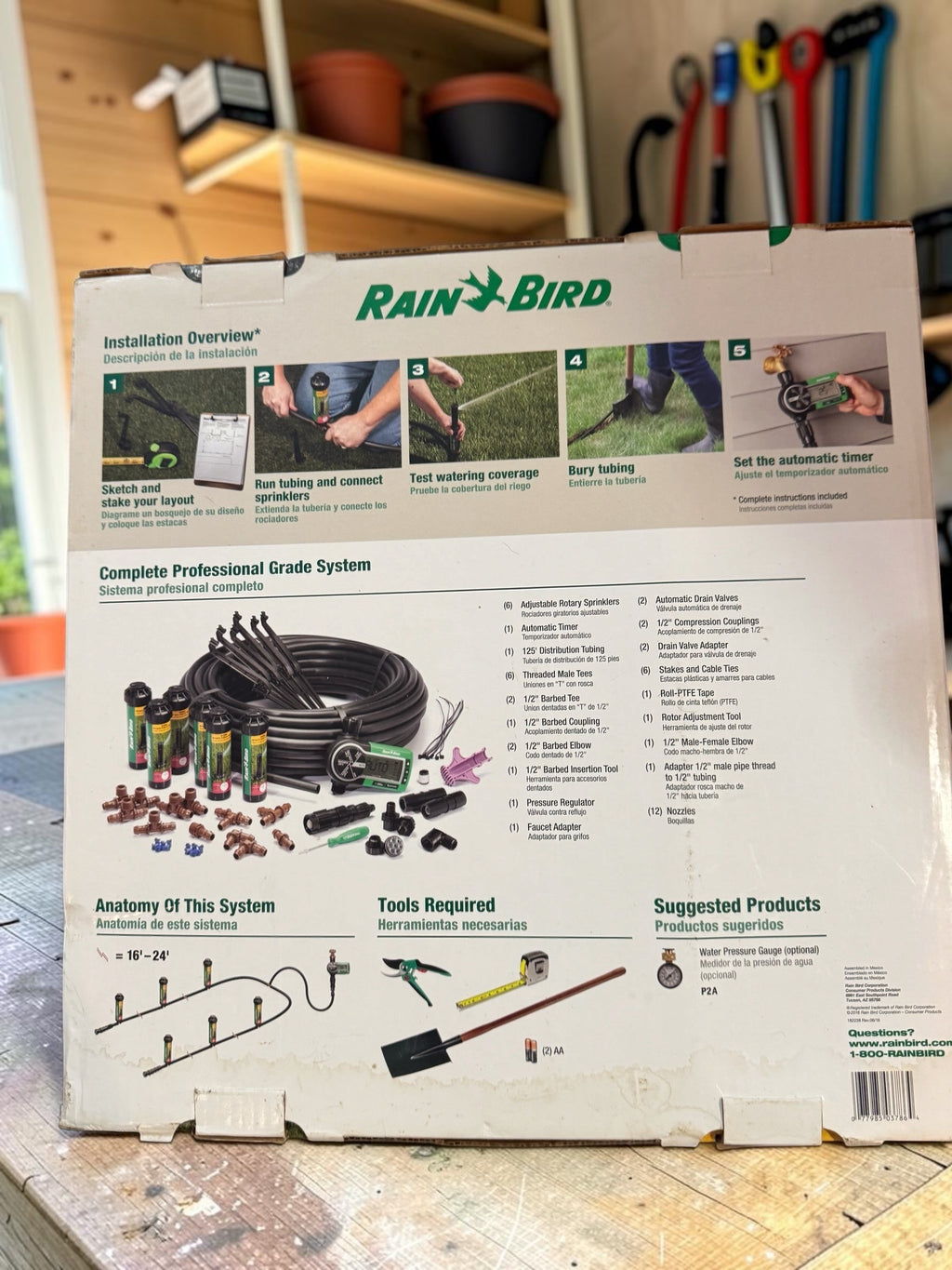 Rain Bird In-Ground Automatic Sprinkler System Kit