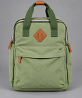 Sage Green Insulated Lunch Bag with Front Pocket & Carry Handles