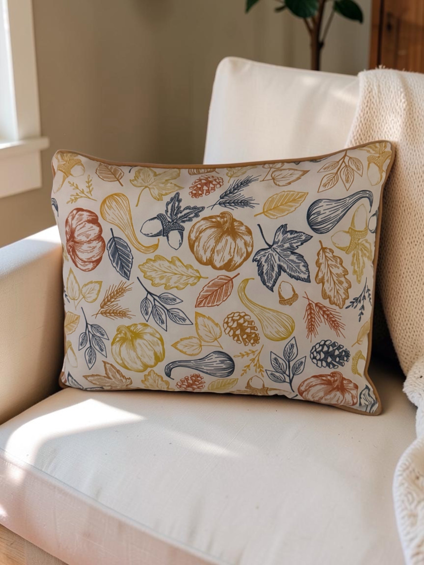 Decorative Blessed Seasonal Throw Pillow