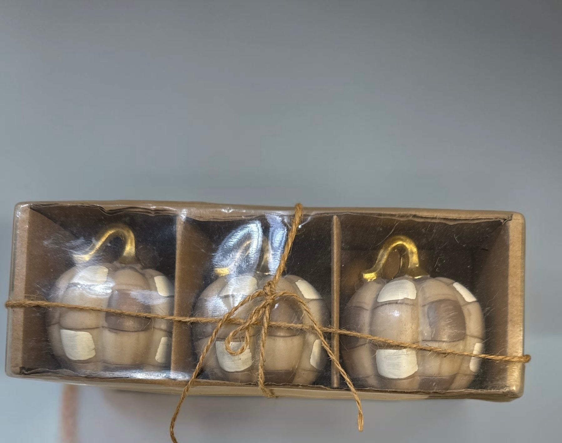Decorative Seasonal Pumpkin Tabletop Ornament Set