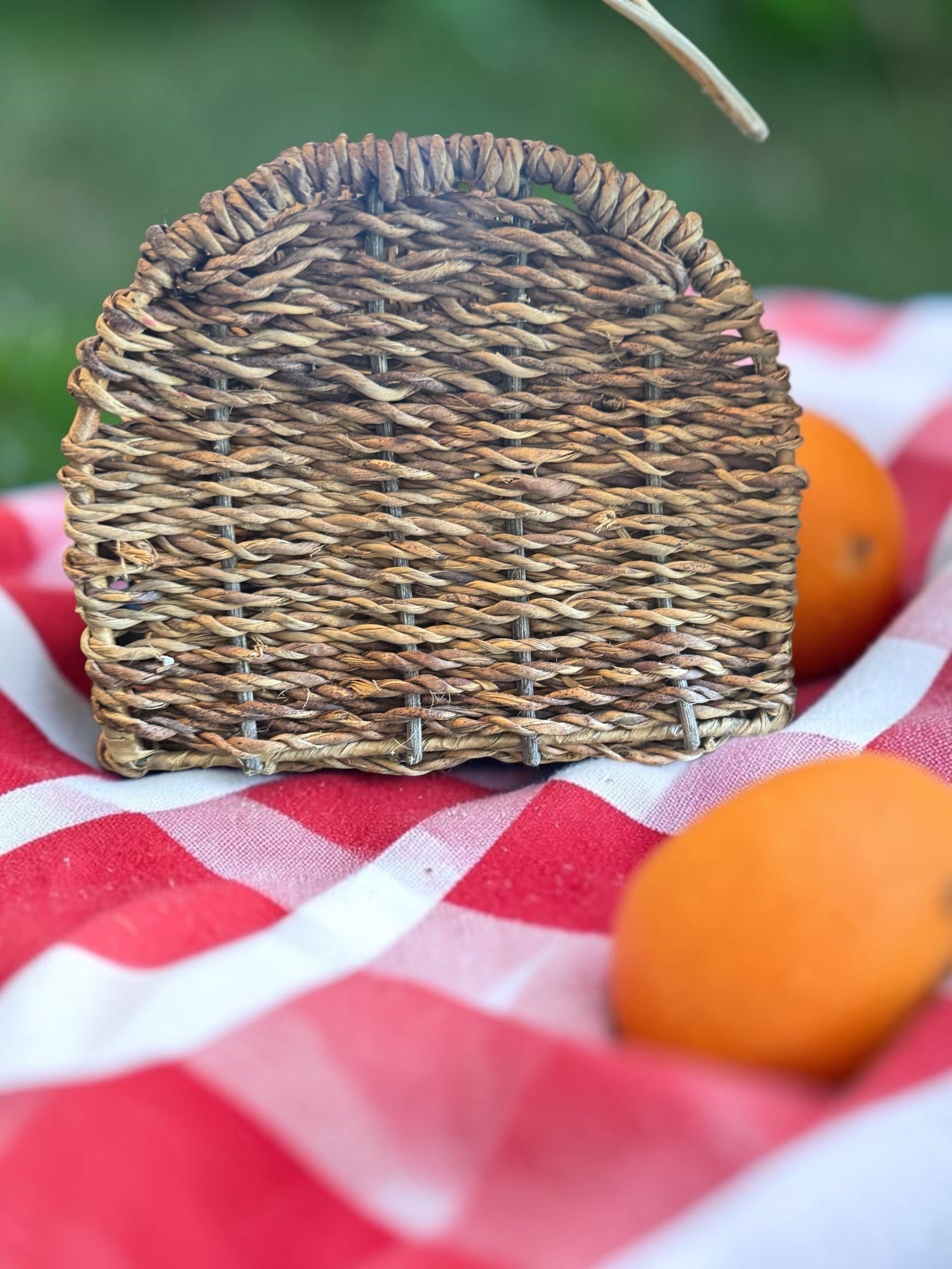 Woven Wicker Decorative Napkin Holder