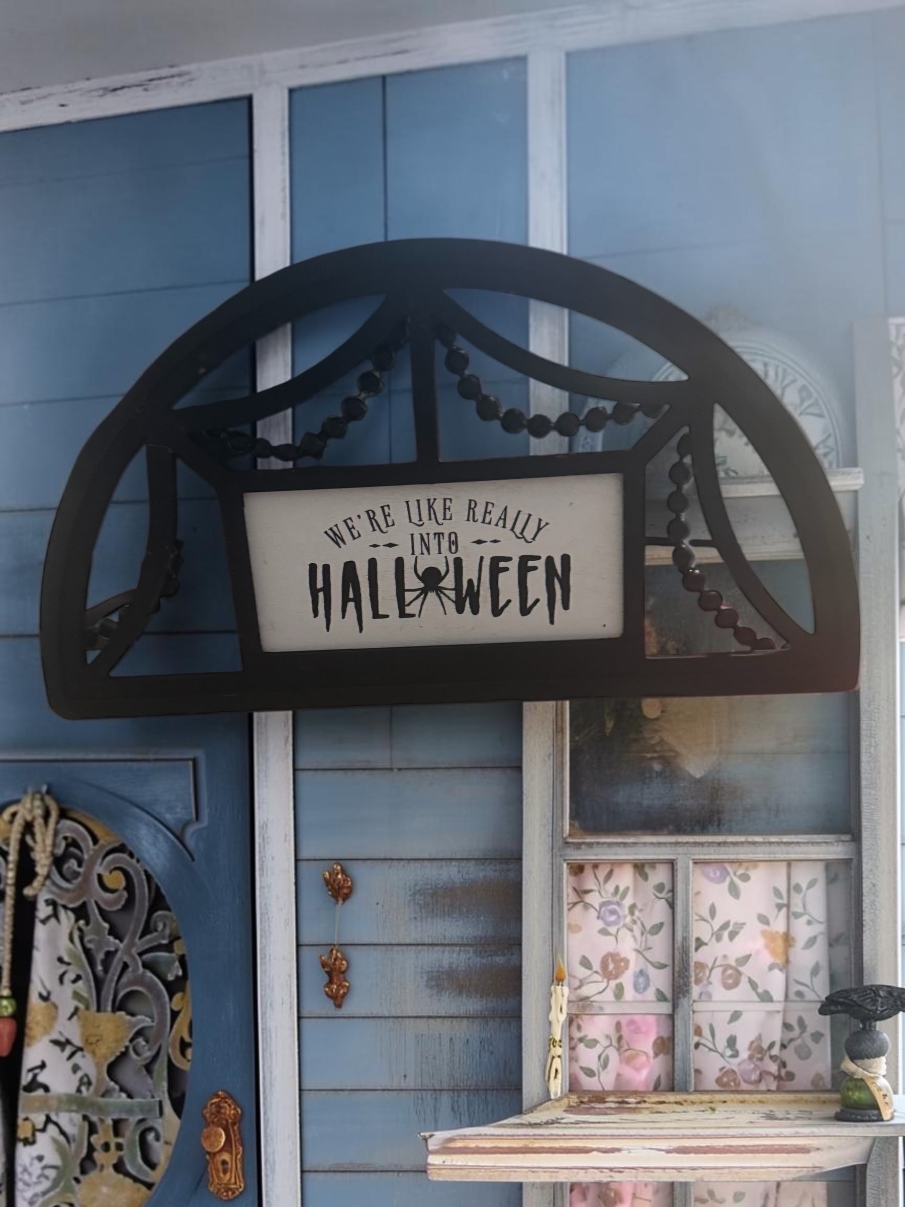Decorative Halloween Themed Tabletop Sign