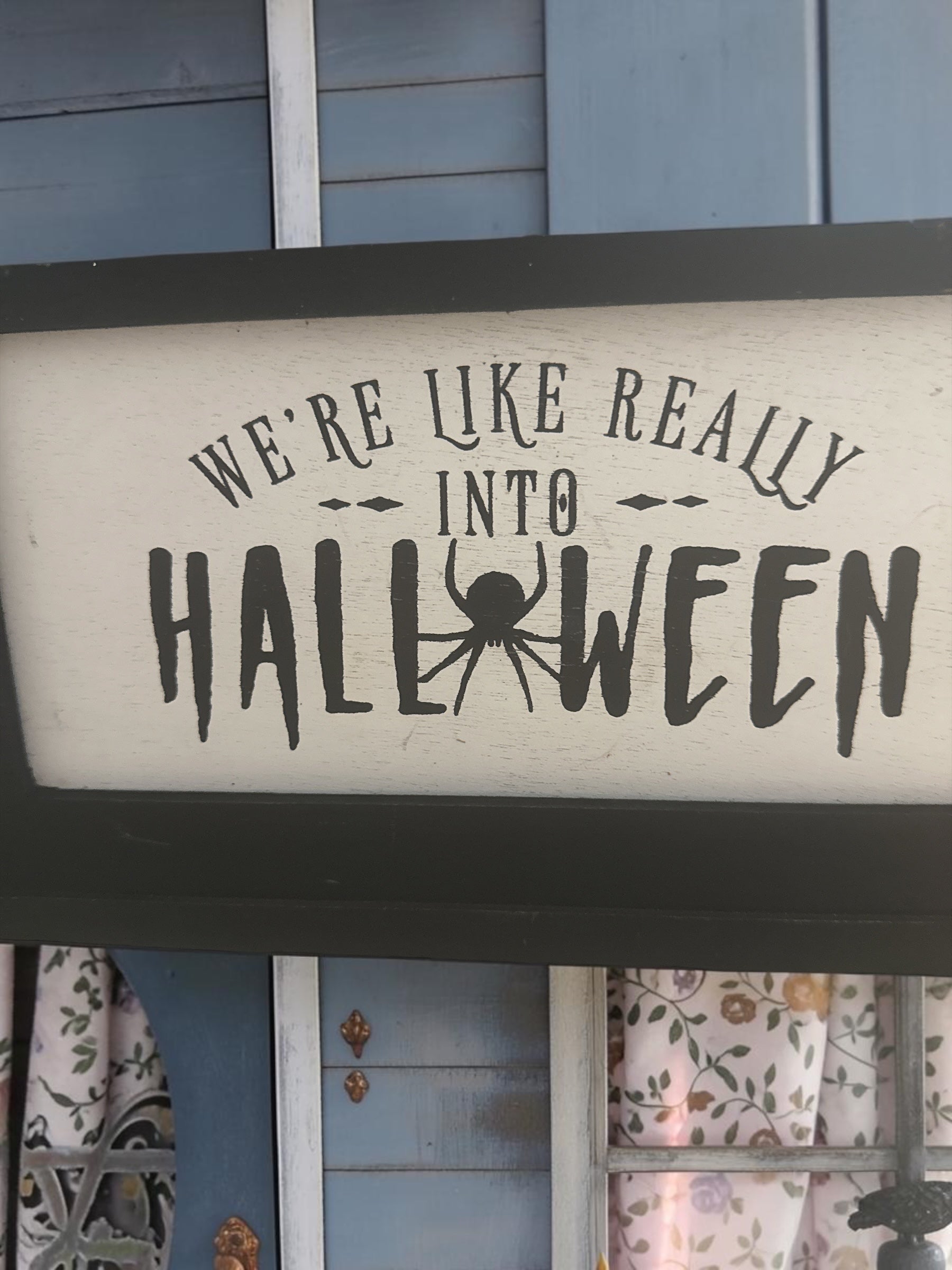 Decorative Halloween Themed Tabletop Sign