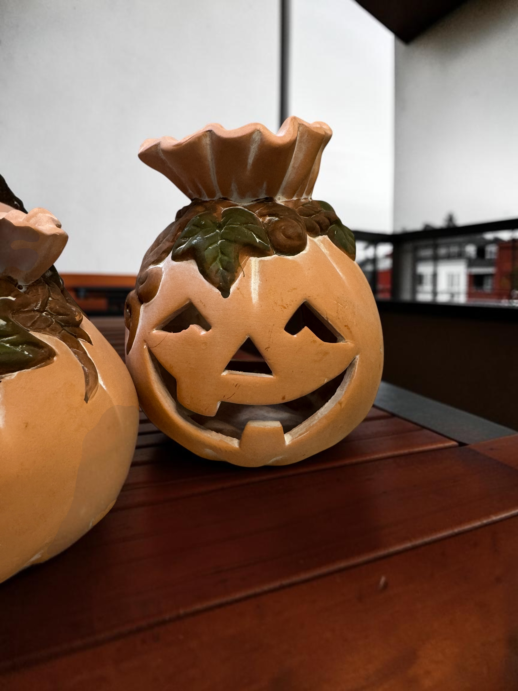 Decorative Ceramic Pumpkin Shaped Wax Melt Warmers