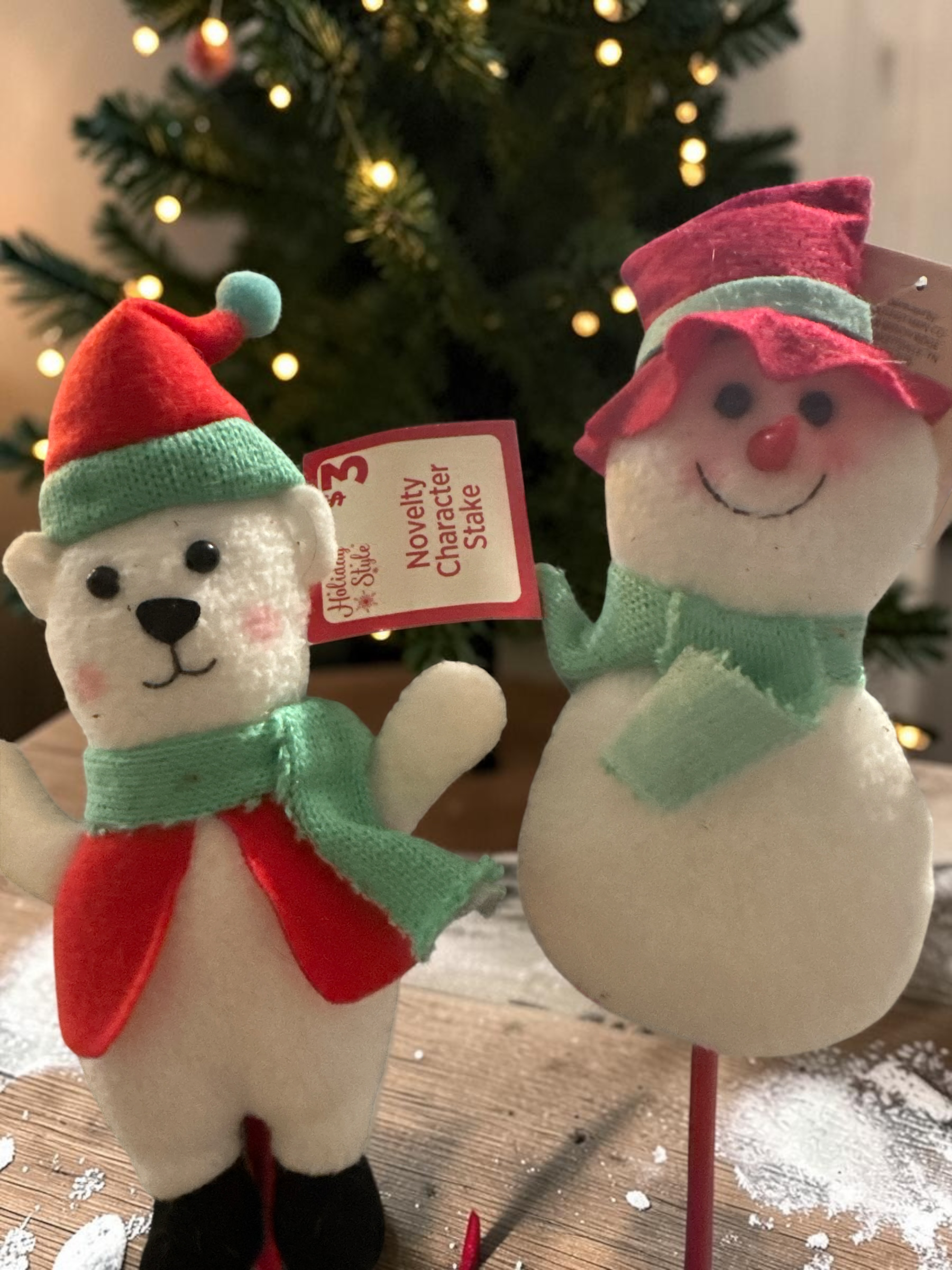 Holiday Decorative Novelty Character Garden Stakes