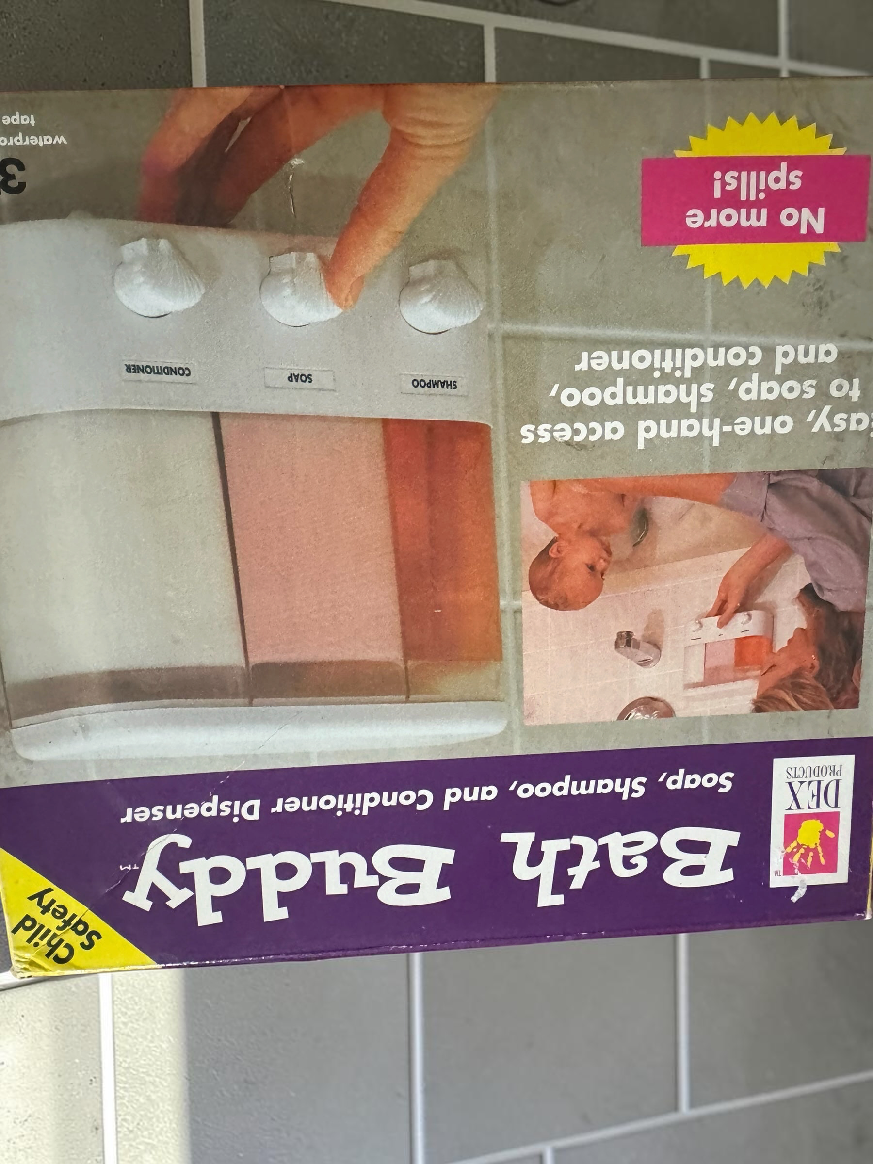 DEX PRODUCTS Bath Buddy Soap Shampoo and Conditioner Dispenser