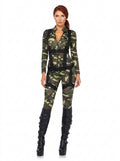 Leg Avenue Pretty Paratrooper 2-Piece Costume on model studio shot