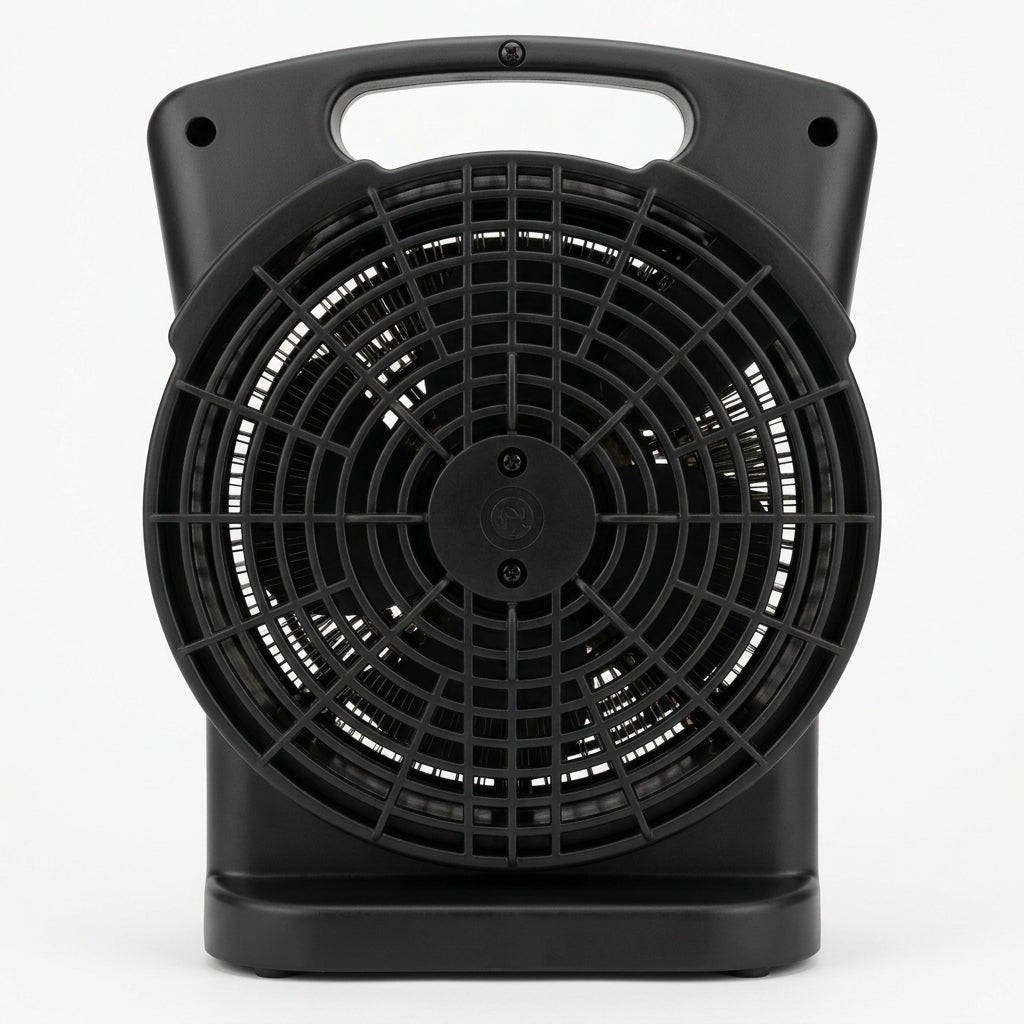 Heat-Wave portable electric space heater front view on white background