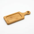 Wilmax England miniature bamboo paddle tray on seamless white background